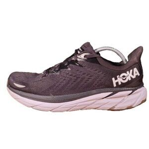 Hoka One One Clifton 8 Men Sz 13 D Black Low Top Lace‎ Up Athleisure